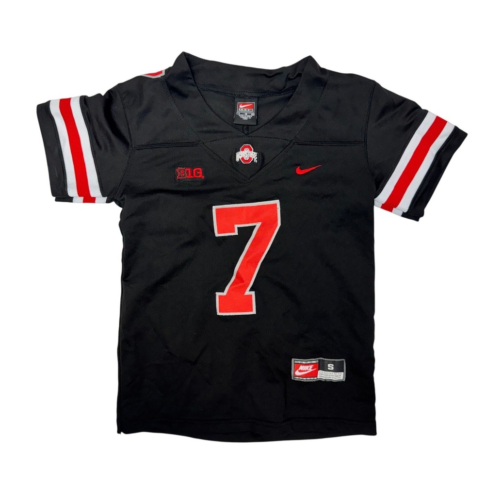 Nike Ohio State Buckeyes CJ Stroud 7 Stitched Football Jersey Kids Small Black